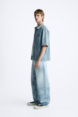 BOXY FIT DENIM GOMLEK - Zara фото 4