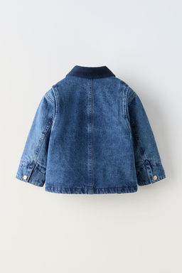 QUILTED DENIM JACKET - Zara фото 2