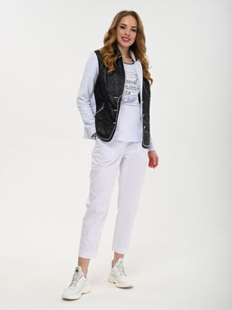 Легкие и комфортные летние брючки из хлопка с добавлением лайкры. - А+б коллекция фото 6