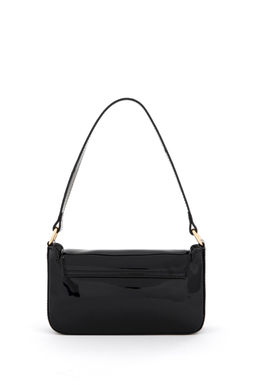 Женская черная лакированная кожаная сумка - U.s. polo assn фото 5