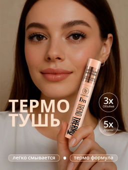 TF Тушь для ресниц Thermo Im TREND черная