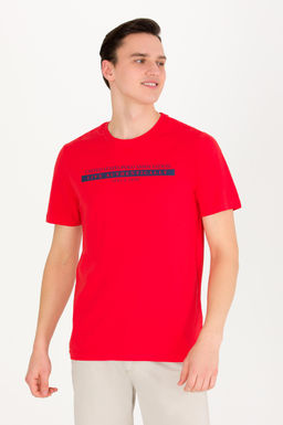 U. S. Polo Assn Мужская красная футболка с круглым вырезом - U.s. polo assn фото 13