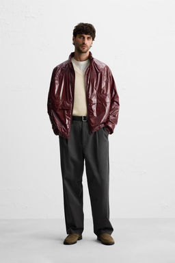 TECHNICAL JACKET WITH A SHINY FINISH