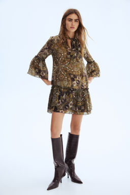 Vestido con lazada - H&m фото 4