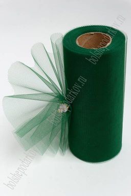 Фатин в шпульках 15 см*25 ярд (SF-603) темно-зеленый №19