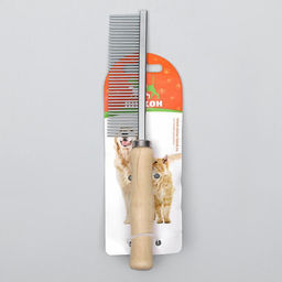 Расчёска Wood с деревянной ручкой, 17,5 х 3 см - Пижон фото 4