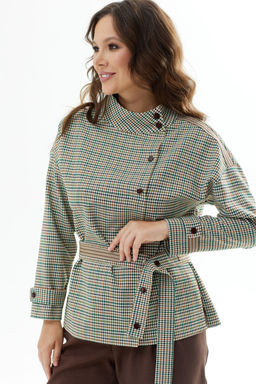 Костюм Magia mody 2312 зеленый+ шоколад