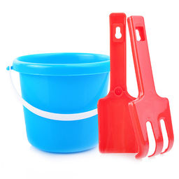 Комплект для песка "Мини" (ведёрко, лопата, грабли) в сетке