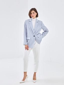 Krep Kad?n Blazer Ceket