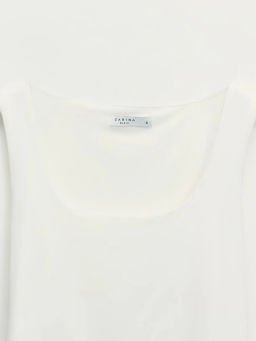 Базовый топ с широкими бретелями / Zarina  фото 8