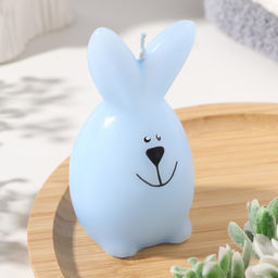 Свеча Пасхальный заяц, 5х9 см, 2 ч, 95 гр, МИКС