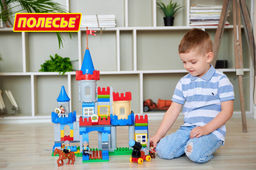 Конструктор Макси - Замок (169 элементов) (в коробке) - Полесье фото 8