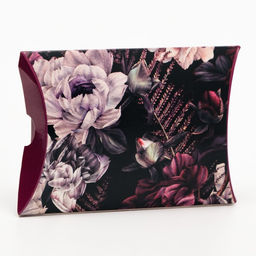 Цена за 10 шт. Коробка - подушка подарочная, складная «Цветы осени», 11×8×2 см