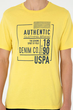 Мужская желтая футболка - U.s. polo assn фото 6