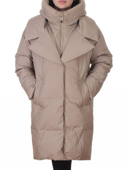 Z24-829 BEIGE Куртка зимняя женская оверсайз (200 гр. тинсулейт)