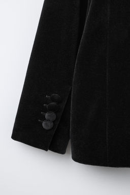 VELVET SUIT BLAZER - Zara фото 4