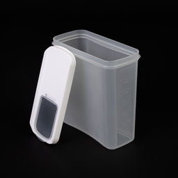 Цена за 2 шт. Емкость для сыпучих продуктов "Лайн" 2л (белый) М9005