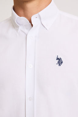 Erkek Beyaz Uzun Kollu Basic G_mlek - U.s. polo assn фото 13