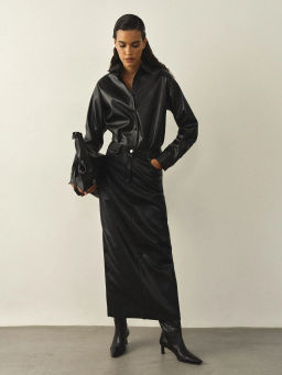 Рубашка однотонная - Emka фото 2