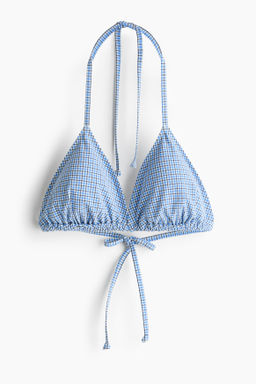 Top de bikini triangular con relleno