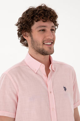 Erkek A__k Pembe K_sa Kollu G_mlek Sepette S_rpriz _ndirim - U.s. polo assn фото 3