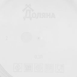 Цена за 3 шт. Контейнер для хранения Доляна, пищевой, 300 мл, пластик, прозрачный, крышка оранжевая