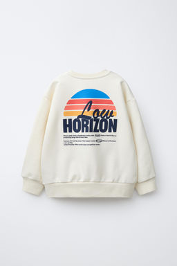 SUDADERA ESTAMPADA / Crudo - Zara фото 2