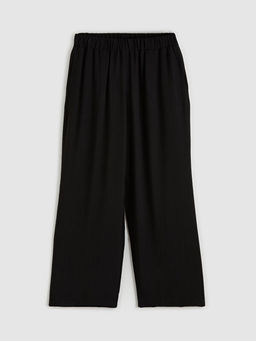 Beli Lastikli Dokulu Geni? Pa?a Kad?n Pantolon