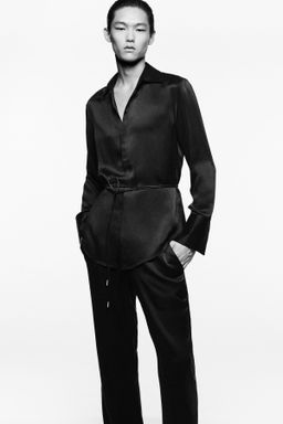 VISCOSE - SILK SHIRT LUDOVIC DE SAINT SERNIN x ZARA