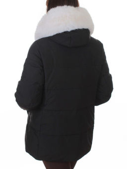 M-M02 BLACK Куртка зимняя женская (200 гр. холлофайбер)