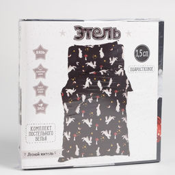 Постельное бельё Этель 1,5 сп Лесной житель, 143х215 см, 150х214 см, 50х70 см -1 шт, 100% хлопок, бязь  фото 5