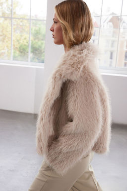 Bej Oversize Kal?p Kurk Mont TWOAW25MO00035 - Trendyolmilla фото 16