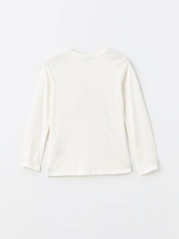 Bisiklet Yaka K?z ?ocuk Ti??rt - Waikiki фото 3