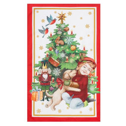 Новогоднее полотенце Этель Новогодняя сказка 40х67 см, 100% хлопок, саржа 190 гр/м2  фото 2