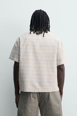 CAMISA POLO RELAXED FIT RAYAS / Lima - Zara фото 3