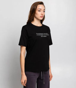 Футболка #КТ3512, чёрный