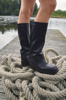 Botas con tac?n cuadrado - H&m фото 5
