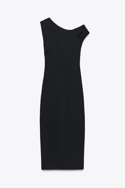 GATHERED MIDI DRESS - Zara фото 8