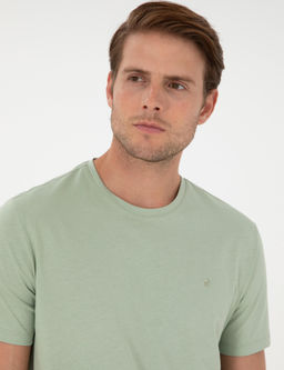 _a_la %100 Pamuk Slim Fit Bisiklet Yaka Basic Ti__rt - Pierre cardin фото 2