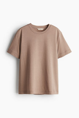 Camiseta en mezcla de seda