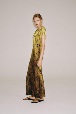 VESTIDO ESTAMPADO ZW COLLECTION / Co?ac