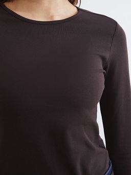 Bisiklet Yaka Kad?n Ti??rt