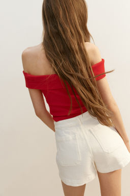 Top off-the-shoulder de canal? - H&m фото 8