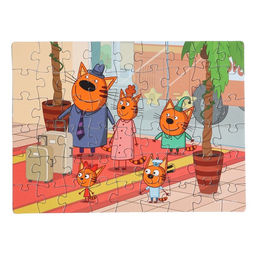Цена за 20 шт. Пазл «Три кота», 54 элемента