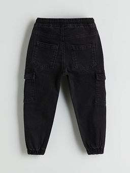 Beli Lastikli Erkek ?ocuk Jogger Jean Pantolon