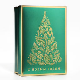Коробка подарочная новогодняя складная С новым годом, 21?15?7 см