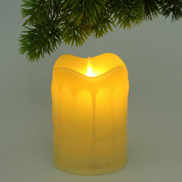 Цена за 4 шт. Сувенир с подсветкой "Свеча - Королевство" 9*12,5 см (работает от батареек 3 АА)