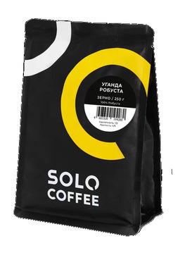 Кофе в зернах Solo Coffee Уганда Робуста (100% робуста), свежеобжаренный  фото 5
