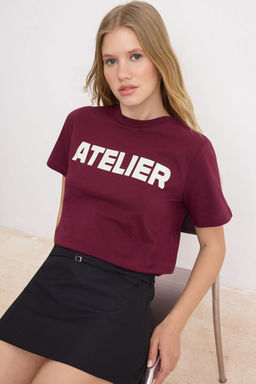 Murdum Slogan Regular Bisiklet Yaka Standart Kol K?sa %100 Pamuk Orme T-Shirt TWOSS26TS00208 - Trendyolmilla фото 2