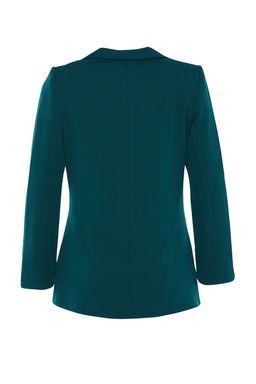 TRENDYOLMILLA Antrasit Regular Astarl? Dugme Detayl? Dokuma Blazer Ceket TWOAW21CE0264 фото 10